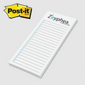Custom Printed Post-it  Notes (2 3/4"x6") 25 Sheets